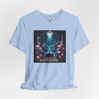 BG3 Tee: 'I Survived the Underdark' - Baldur's Gate 3 Unisex Shirt for Gamers, DND Nerds, + lovers of Astarion, Karlach, Tav, & Shadowheart - Ivy Toller Designs