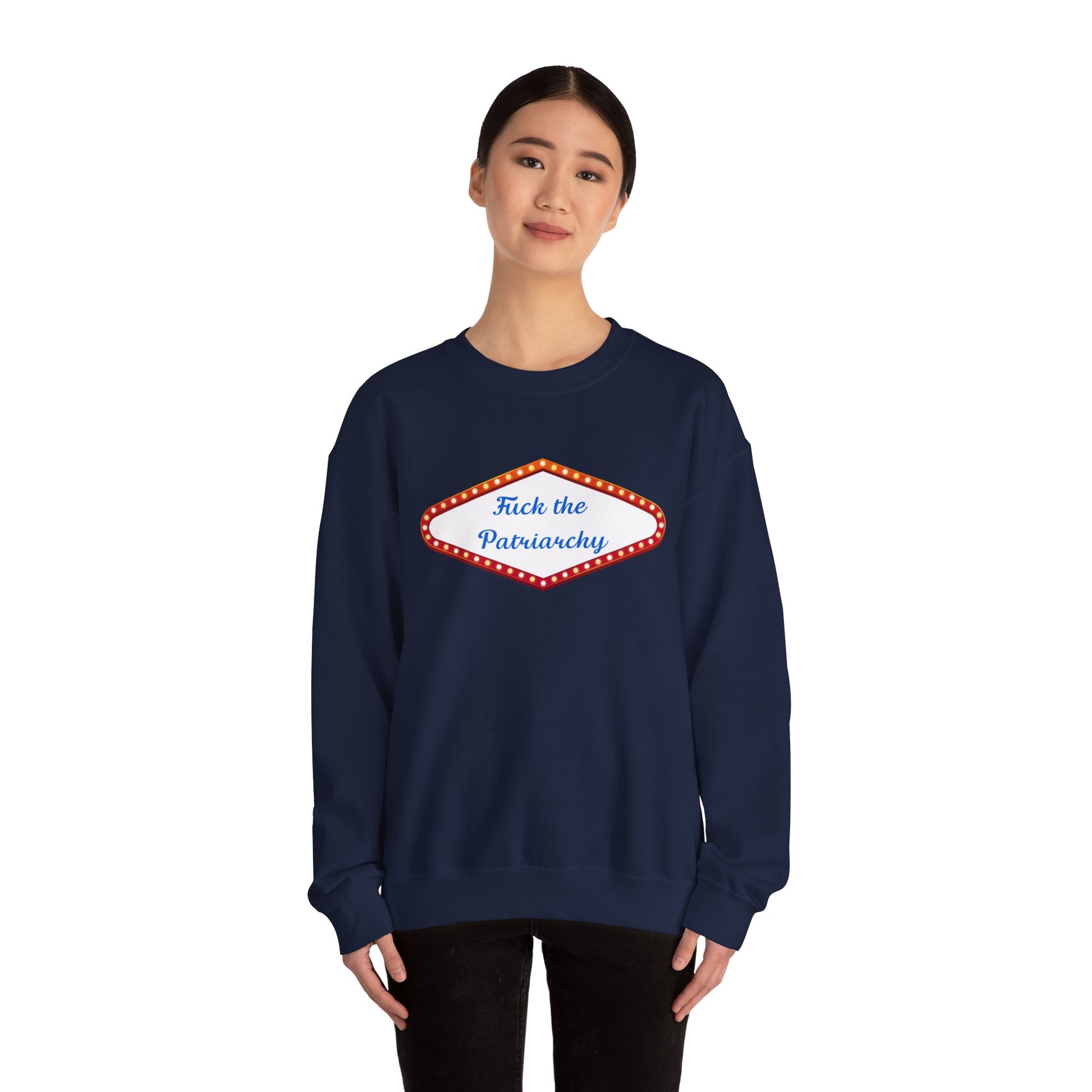 Bold "Fuck the Patriarchy" Taylor Swift Crewneck, Inspired by the Eras Tour, Taylor Swift Sweatshirt Merch for the Ultimate Swiftie - Ivy Toller Designs