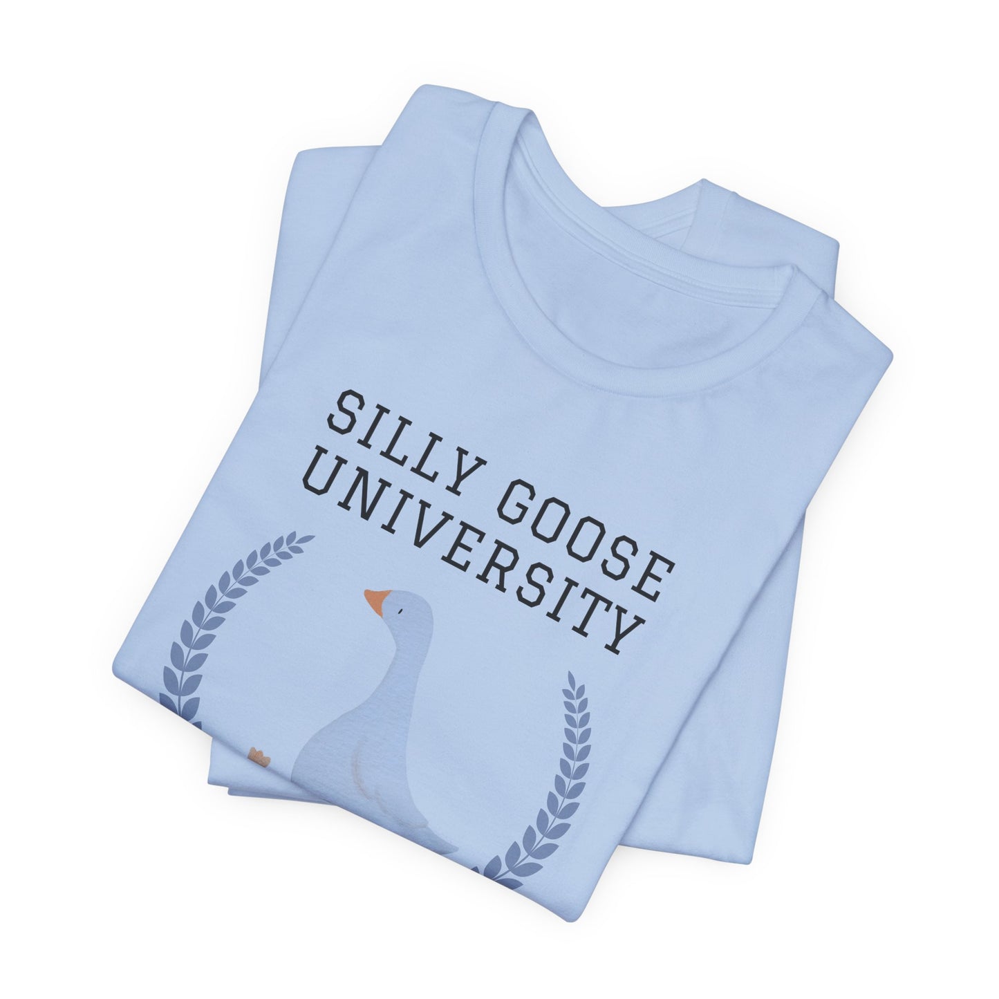 Funny "Silly Goose University Alumni" Tee Shirt: A Great Gift for the Weird and Essential Silly Goose in Your Life. Comes in Sweatshirt Too!